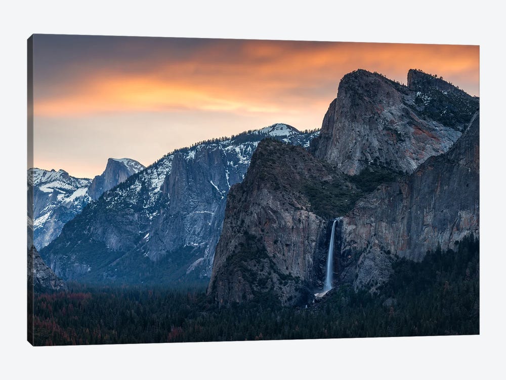 Golden Morning Colors In Yosemite National Park by Daniel Gastager 1-piece Art Print