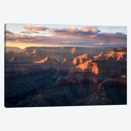Golden Hour At Grand Canyon National Park Canvas Print #DGG451} by Daniel Gastager Canvas Print