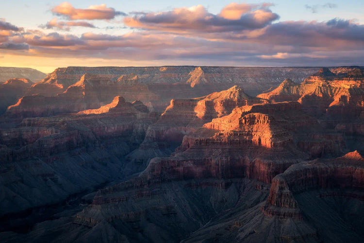 Golden Hour At Grand Canyon National Park