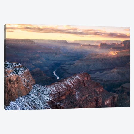 Last Light Hitting The Walls Of The Grand Canyon Canvas Print #DGG454} by Daniel Gastager Canvas Artwork