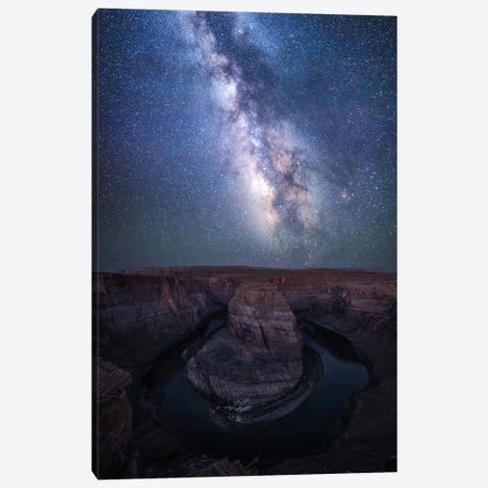 The Milky Way Above Horseshoe Bend - Arizona Canvas Print #DGG455} by Daniel Gastager Canvas Art