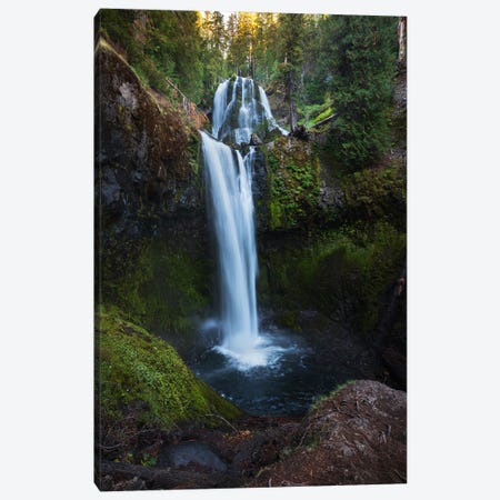 Double Falls - Washington State Canvas Print #DGG465} by Daniel Gastager Canvas Print
