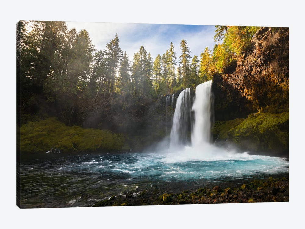 A Fall Evening At Koosah Falls In Oregon by Daniel Gastager 1-piece Canvas Art