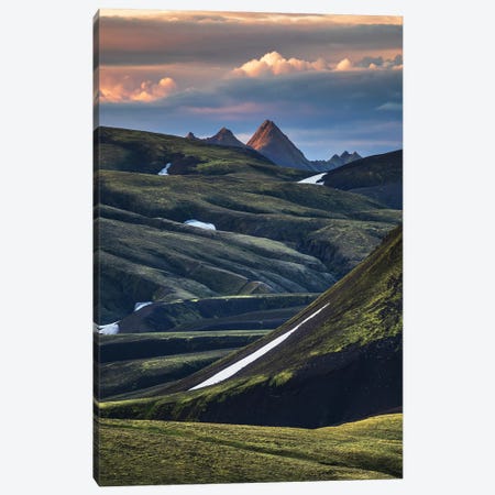 Icelandic Highland Layers Canvas Print #DGG46} by Daniel Gastager Canvas Art