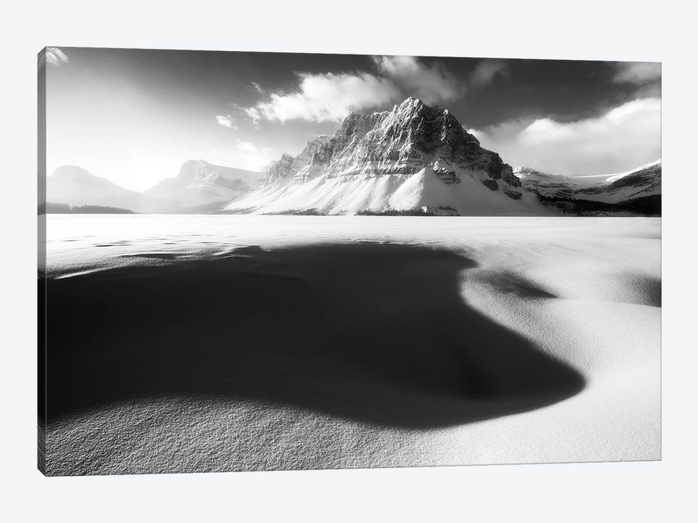 A Sunny Winter Morning At Bow Lake In Alberta by Daniel Gastager 1-piece Canvas Art Print
