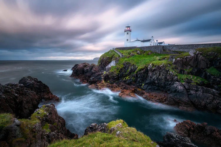 A Stormy Evening At Fanad Head Lighthouse In Ireland