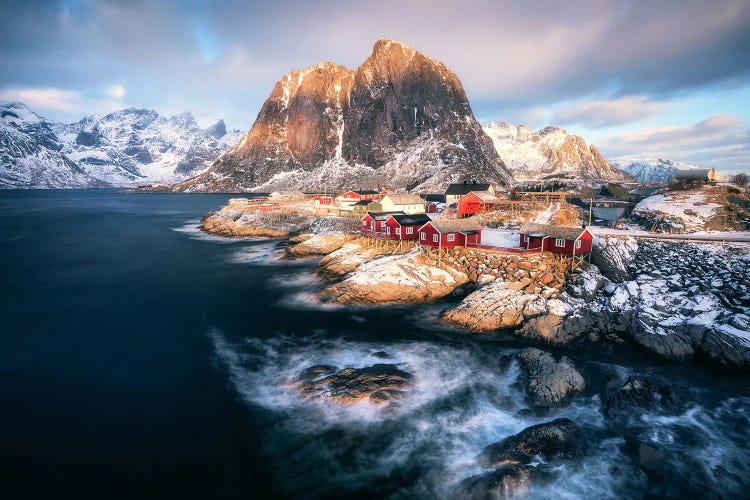 A Golden Winter Evening In Hamnoy - Lofoten