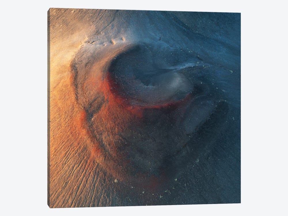 A Colorful Crater From Above by Daniel Gastager 1-piece Canvas Print