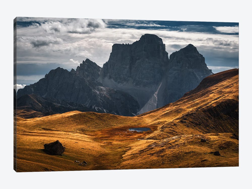 Dramatic Mountain View In The Dolomites by Daniel Gastager 1-piece Canvas Art