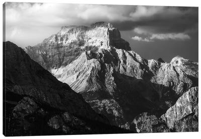Moody Evening In The Dolomites Canvas Art Print - Daniel Gastager