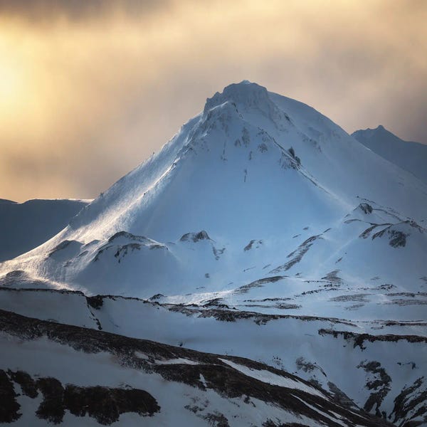 Iceland: Golden Winter Light In Iceland by Daniel Gastager