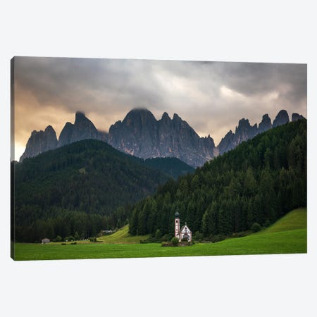Stormy Clouds In The Mountains - Dolomites Canvas Print #DGG510} by Daniel Gastager Canvas Art