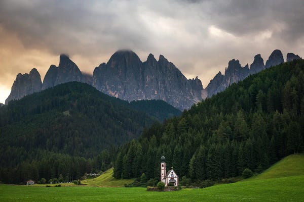 Daniel Gastager: Stormy Clouds In The Mountains - Dolomites by Daniel Gastager