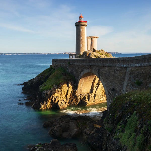 Daniel Gastager: A Golden Evening At The Coast Of Brittany by Daniel Gastager
