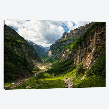 A Magical Alpine Valley In The French Alps Canvas Print #DGG519} by Daniel Gastager Canvas Artwork