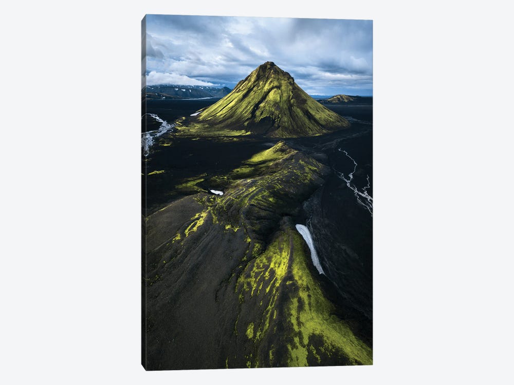 A Green Pyramid In The Icelandic Highlands by Daniel Gastager 1-piece Art Print