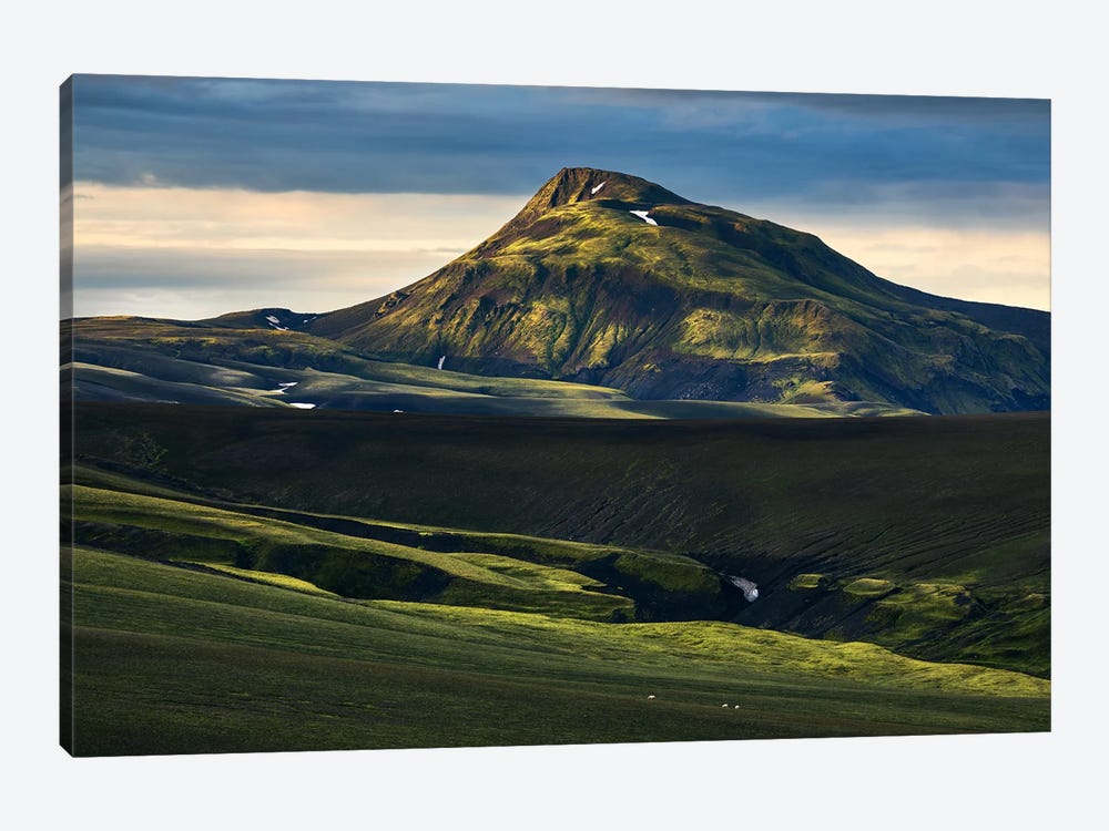 A Dramatic View In The Icelandic Highlands by Daniel Gastager 1-piece Canvas Wall Art