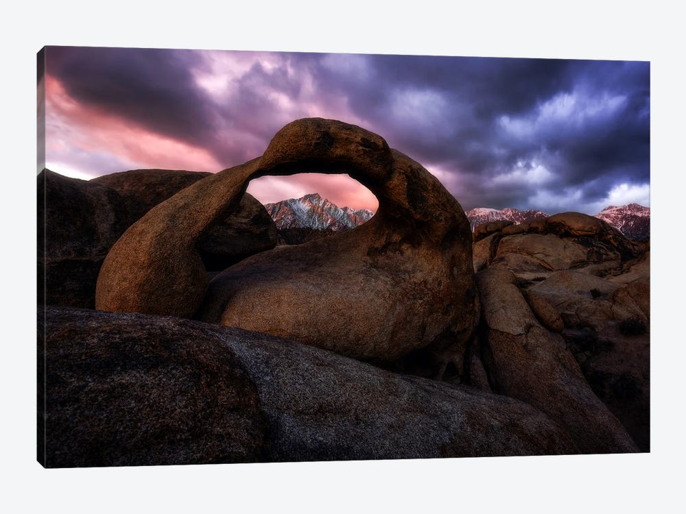 Moody Morning In The Alabama Hills - California by Daniel Gastager 1-piece Canvas Artwork