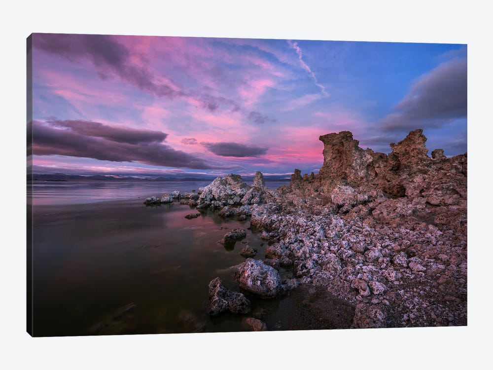 Colorful Sunnset At Mono Lake - California by Daniel Gastager 1-piece Art Print