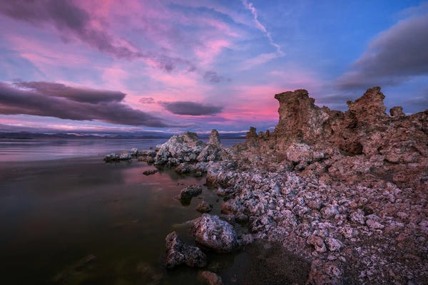 Daniel Gastager: Colorful Sunnset At Mono Lake - California by Daniel Gastager