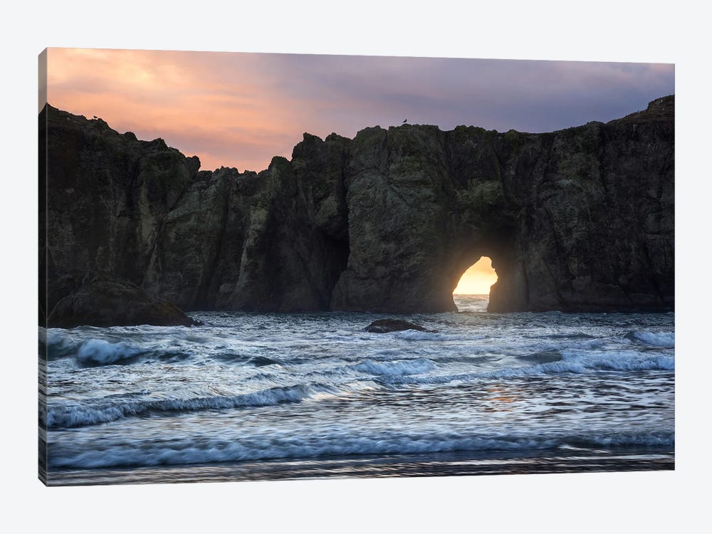 Dramatic Views At The Coast Of Oregon by Daniel Gastager 1-piece Canvas Wall Art