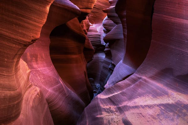 Daniel Gastager: Colorful View - Antelope Canyon In Arizona by Daniel Gastager