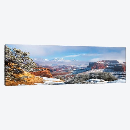 A Misty Winter Day In Canyonlands National Park Canvas Print #DGG550} by Daniel Gastager Canvas Artwork