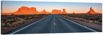 Driving Into The Sunset - Utah Canvas Art Print - Daniel Gastager