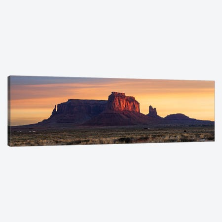 Red Sunrise In The Desert - Utah Canvas Print #DGG555} by Daniel Gastager Canvas Print
