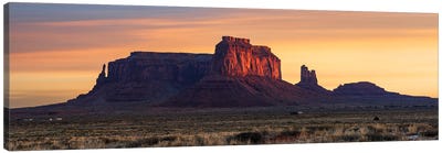 Red Sunrise In The Desert - Utah Canvas Art Print - Daniel Gastager
