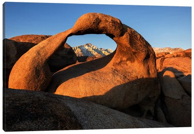 A Sunny Morning In The Alabama Hills - California Canvas Art Print - Daniel Gastager