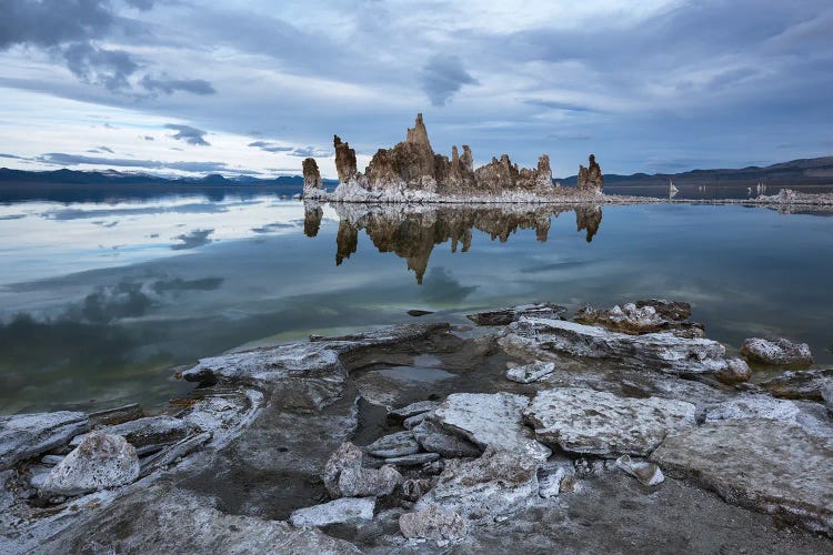 Calm Reflections At Mono Lake - California