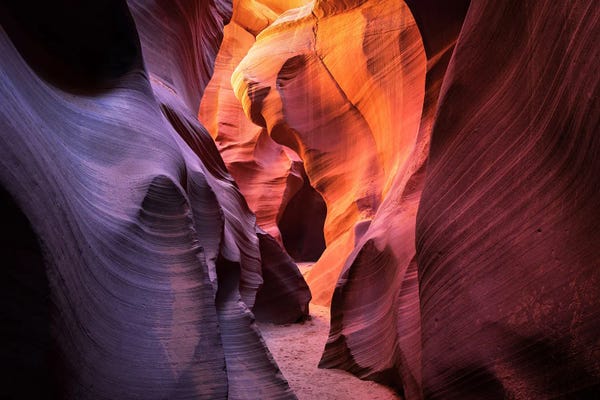 Daniel Gastager: Colorful Path Thrugh Antelope Canyon - Arizona by Daniel Gastager