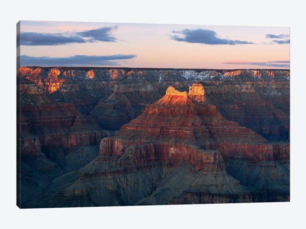 Last Light At Grand Canyon National Park - Arizona by Daniel Gastager 1-piece Canvas Art Print