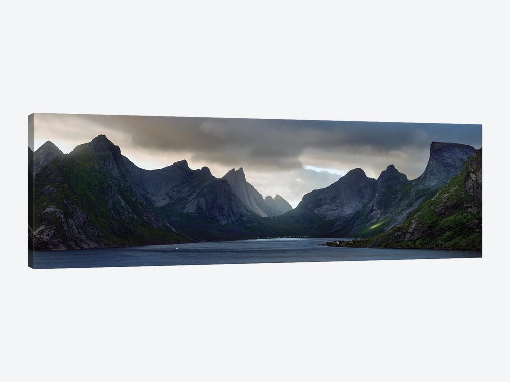 A Majestic Fjord Panorama by Daniel Gastager 1-piece Art Print