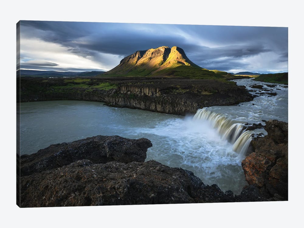 A Moody Summer Evening In Iceland by Daniel Gastager 1-piece Canvas Wall Art