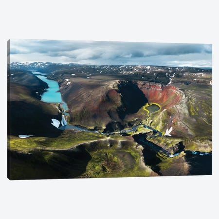 Colorful Highland Paradise In Iceland Canvas Print #DGG70} by Daniel Gastager Canvas Wall Art