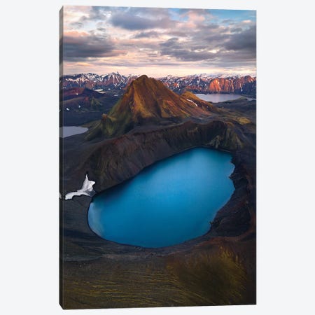 A Blue Highland Lagoon In Iceland Canvas Print #DGG75} by Daniel Gastager Canvas Print