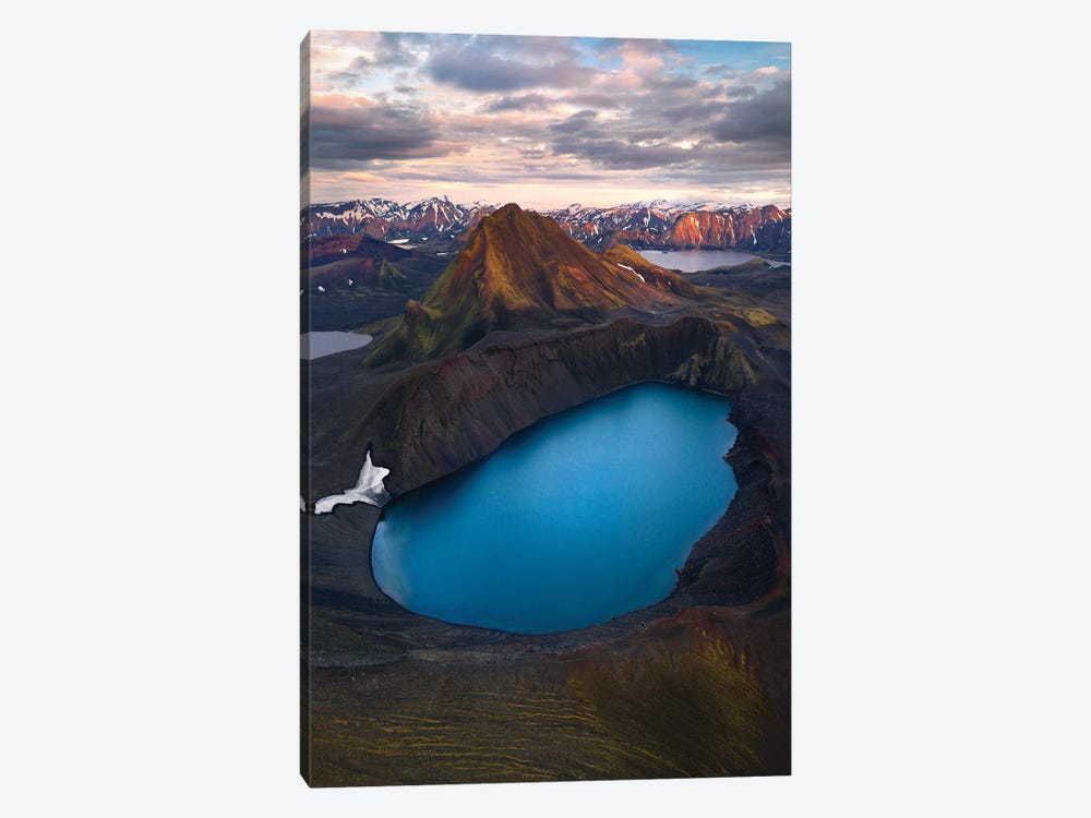 A Blue Highland Lagoon In Iceland by Daniel Gastager 1-piece Canvas Art