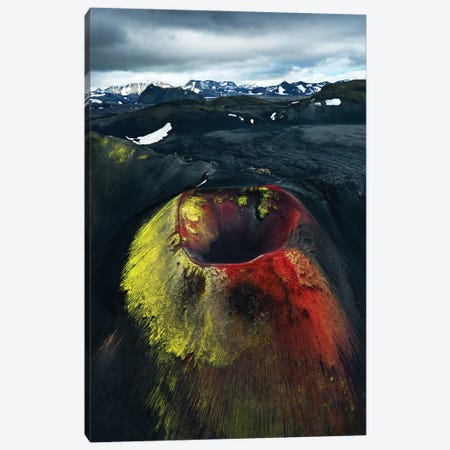 Volcanic Landscape In Iceland Canvas Print #DGG7} by Daniel Gastager Art Print