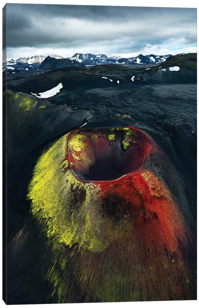 Volcanic Landscape In Iceland Canvas Art Print - Daniel Gastager