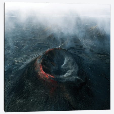 Black Crater In The Icelandic Highlands Canvas Print #DGG81} by Daniel Gastager Canvas Art Print