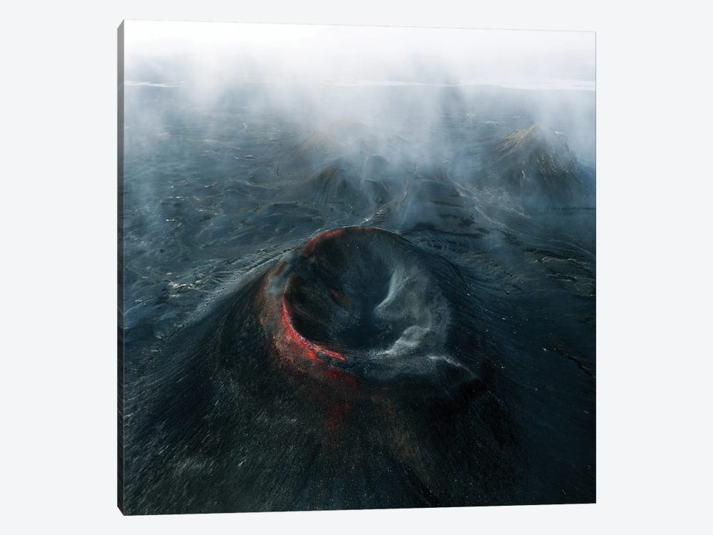 Black Crater In The Icelandic Highlands by Daniel Gastager 1-piece Art Print
