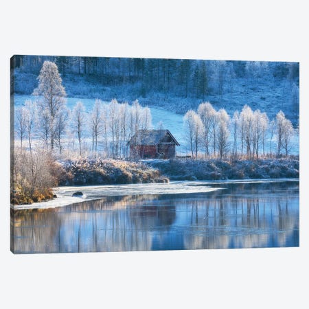 Cold Fall Morning In Northern Norway Canvas Print #DGG96} by Daniel Gastager Canvas Print