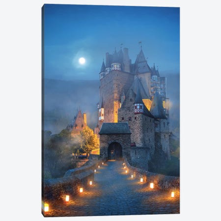 The Castle Canvas Print #DGH41} by Diego Hernandez Canvas Wall Art
