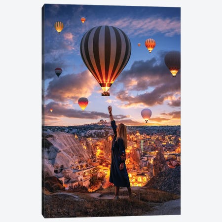 Catching Dreams Canvas Print #DGH7} by Diego Hernandez Canvas Wall Art