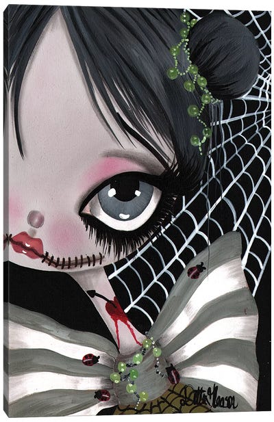Lilith I Canvas Art Print - Spider Webs