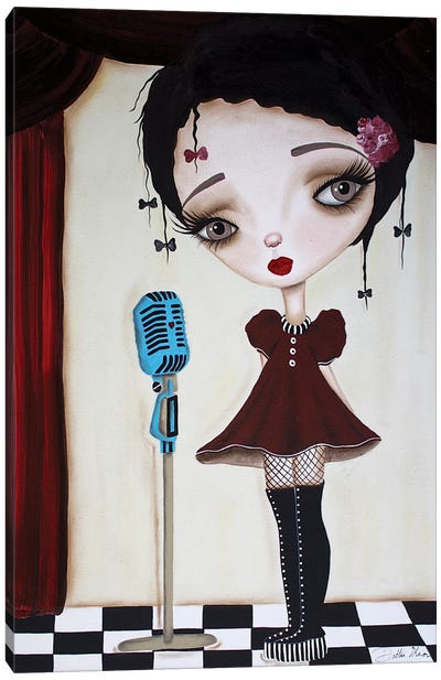 Little Performer Canvas Art Print - Dottie Gleason