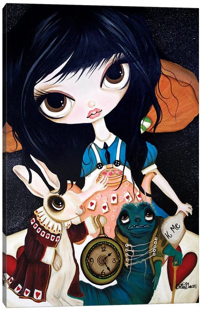 My Favorite Thing Canvas Art Print - Alice In Wonderland