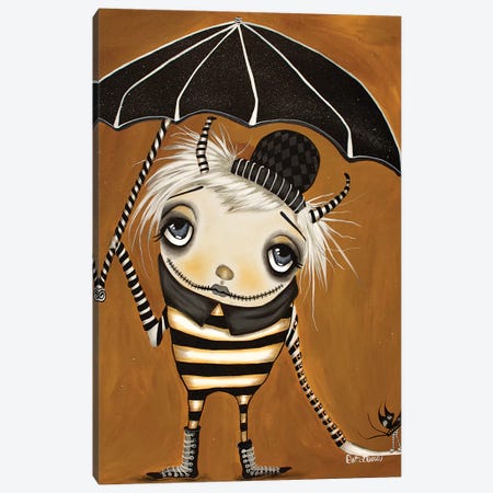 Umbrella Nurdle Canvas Print #DGL155} by Dottie Gleason Canvas Art